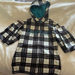 Burton fleece lined Zip Up Jacket